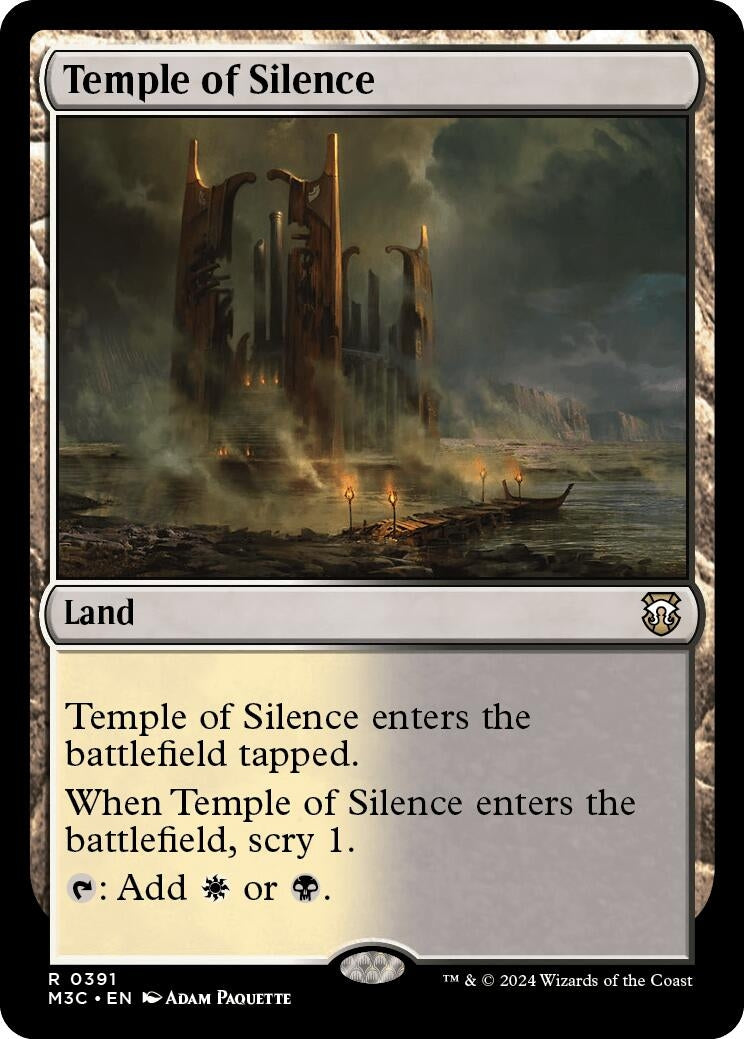 Image for Temple of Silence (Commander: Modern Horizons 3) (391) - Magic: The Gathering