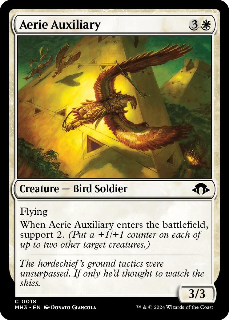 Image for Aerie Auxiliary (Modern Horizons 3) (18) - Magic: The Gathering
