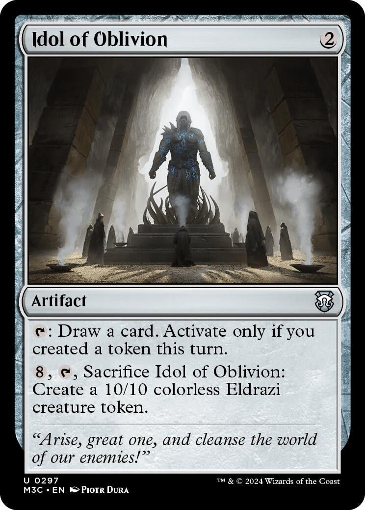 Image for Idol of Oblivion (Commander: Modern Horizons 3) (297) - Magic: The Gathering