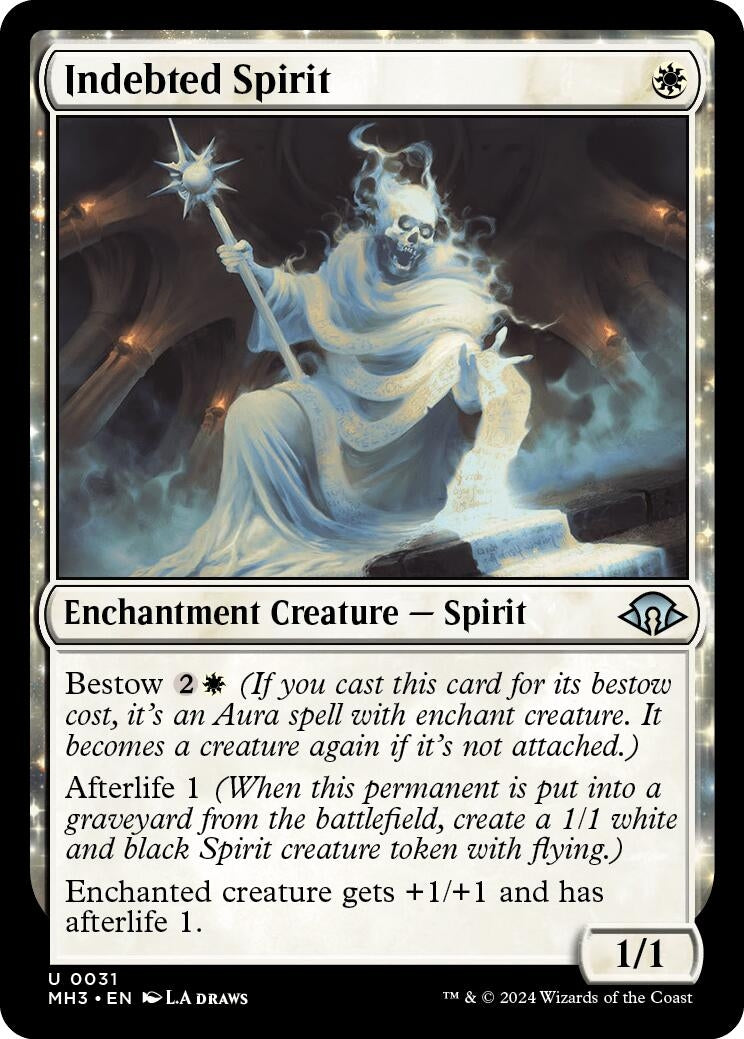 Image for Indebted Spirit (Modern Horizons 3) (31) - Magic: The Gathering