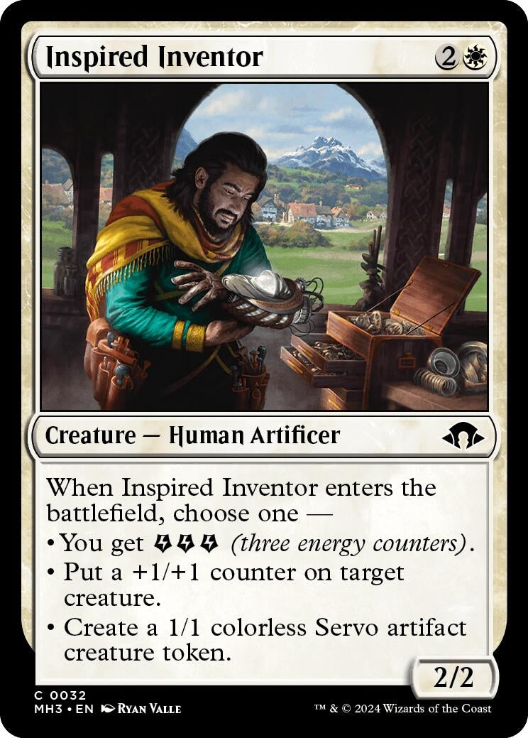 Image for Inspired Inventor (Modern Horizons 3) (32) - Magic: The Gathering