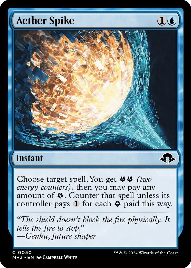 Image for Aether Spike (Modern Horizons 3) (50) - Magic: The Gathering