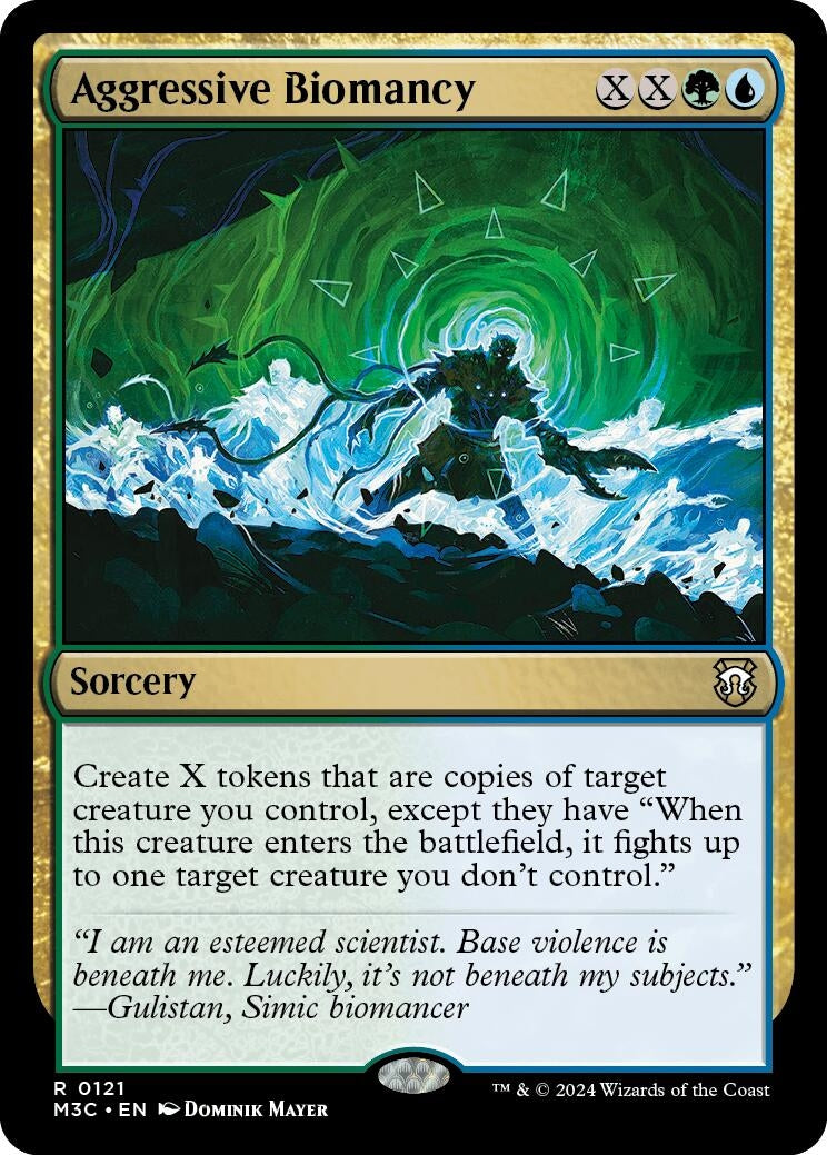 Image for Aggressive Biomancy (Commander: Modern Horizons 3) (121) - Magic: The Gathering