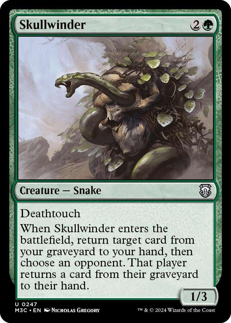 Image for Skullwinder (Commander: Modern Horizons 3) (247) - Magic: The Gathering