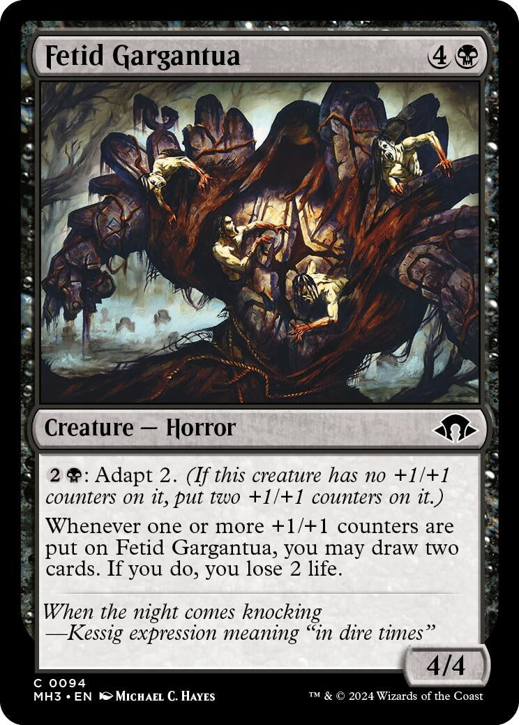 Image for Fetid Gargantua (Modern Horizons 3) (94) - Magic: The Gathering