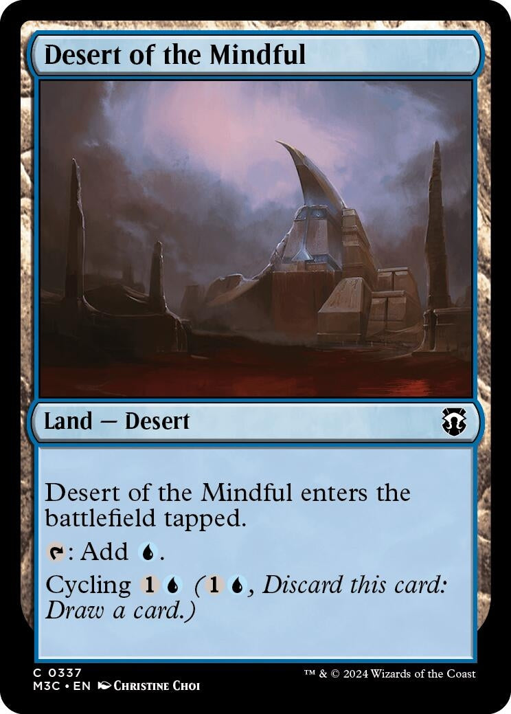 Image for Desert of the Mindful (Commander: Modern Horizons 3) (337) - Magic: The Gathering