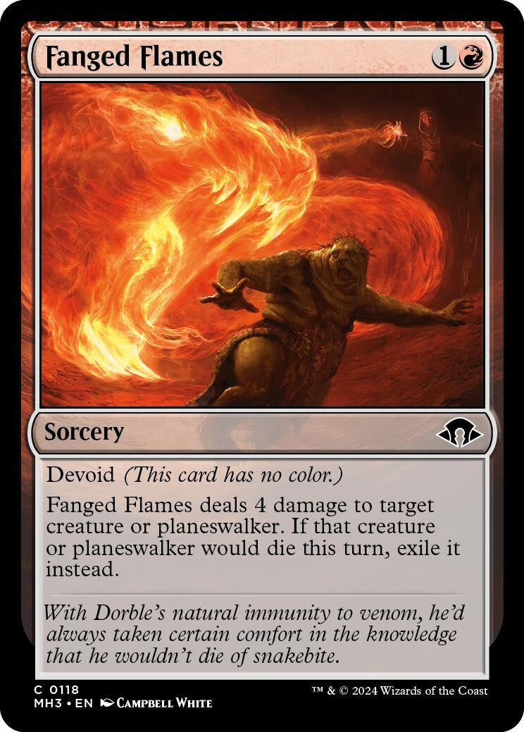 Image for Fanged Flames (Modern Horizons 3) (118) - Magic: The Gathering