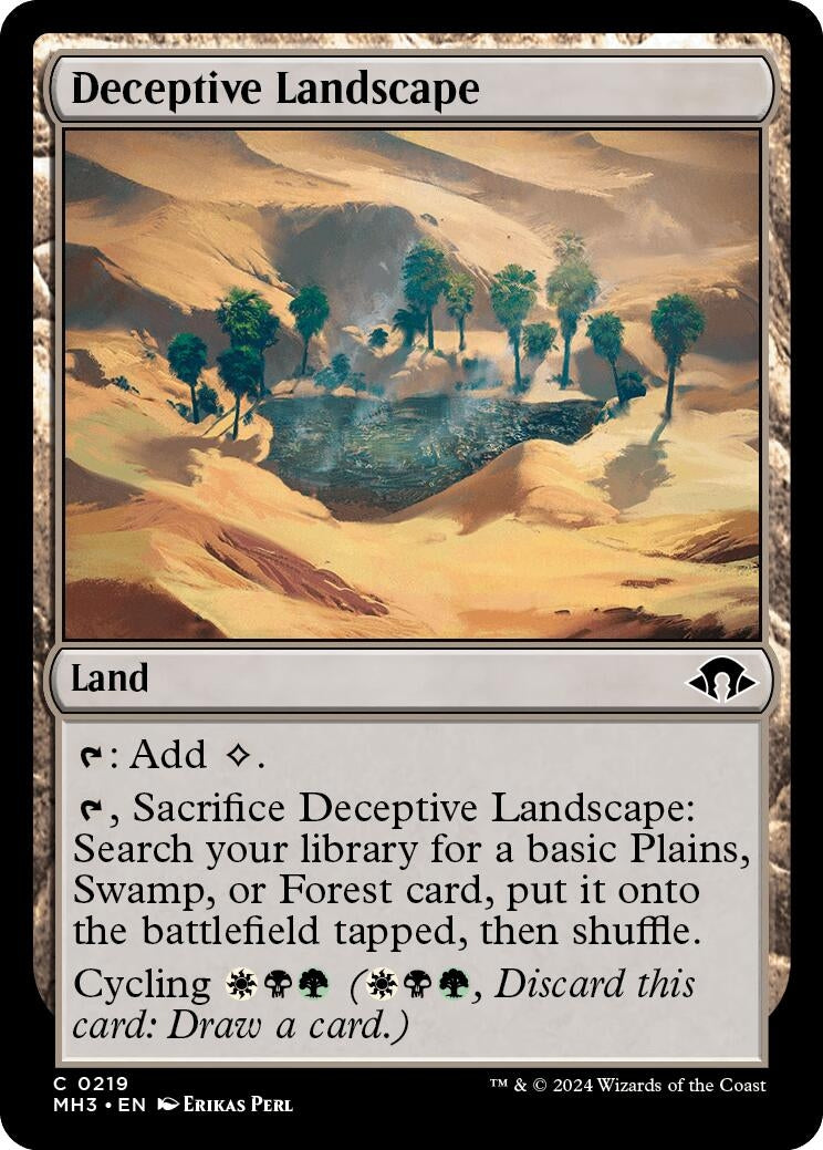 Image for Deceptive Landscape (Modern Horizons 3) (219) - Magic: The Gathering