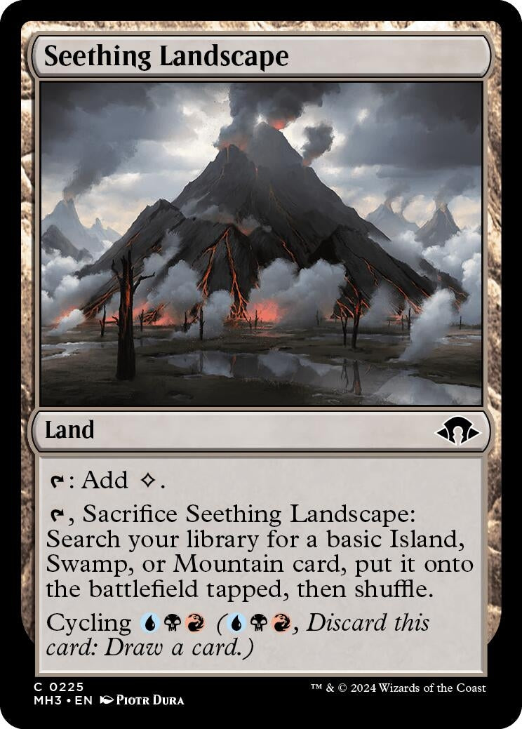 Image for Seething Landscape (Modern Horizons 3) (225) - Magic: The Gathering