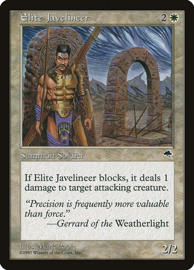 Image for Elite Javelineer (Tempest) (17) - Magic: The Gathering