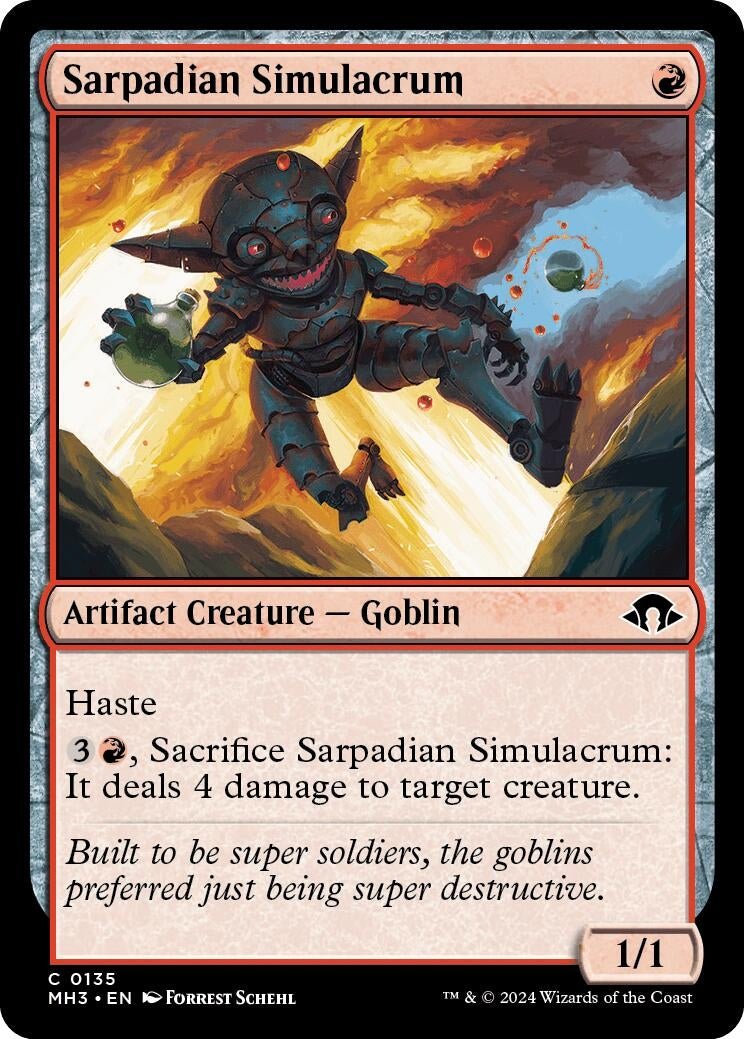 Image for Sarpadian Simulacrum (Modern Horizons 3) (135) - Magic: The Gathering