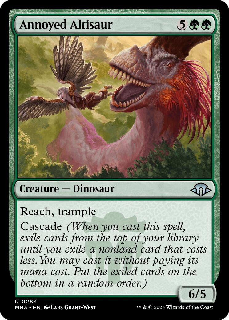 Image for Annoyed Altisaur (Modern Horizons 3) (284) - Magic: The Gathering