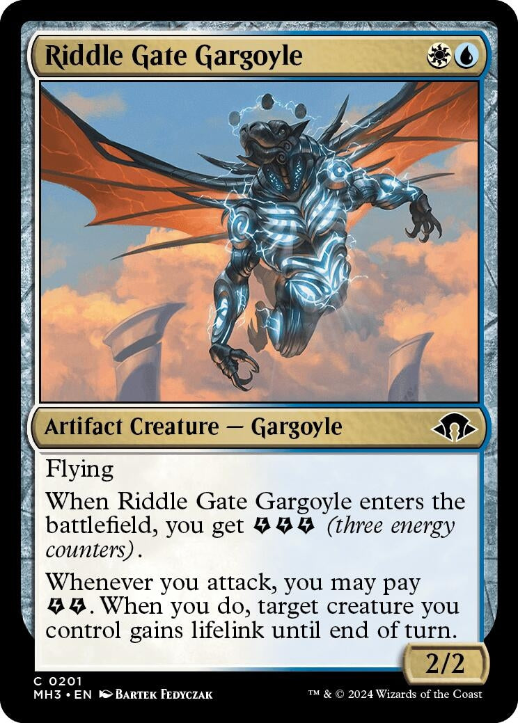 Image for Riddle Gate Gargoyle (Modern Horizons 3) (201) - Magic: The Gathering