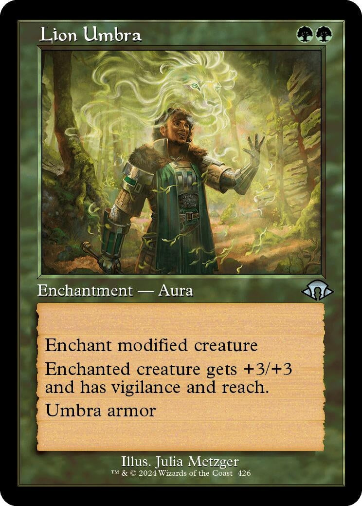 Image for Lion Umbra (Retro Frame) (Modern Horizons 3) (426) - Magic: The Gathering