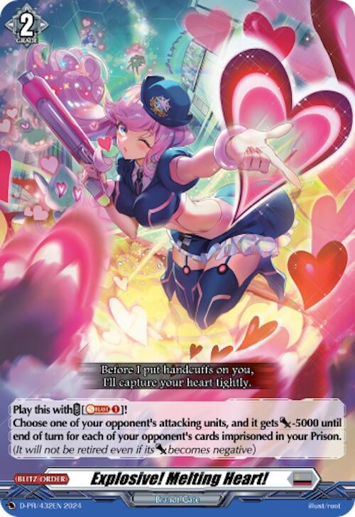 Image for Explosive! Melting Heart! (432) (D Promo Cards) (D-PR/432EN) - Cardfight Vanguard