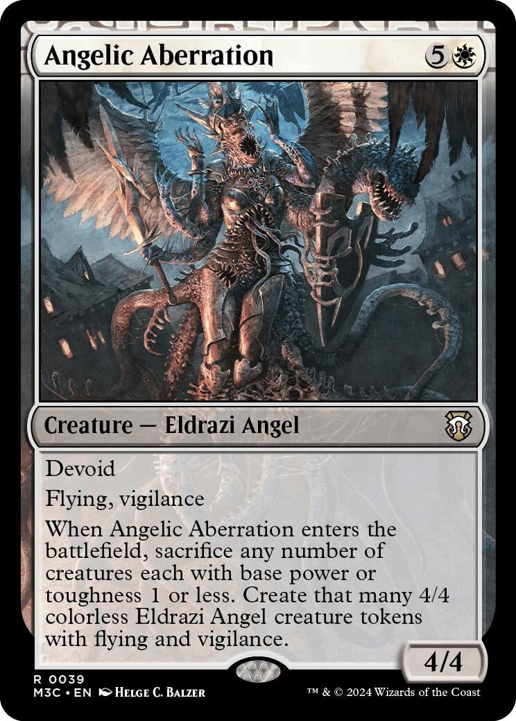 Image for Angelic Aberration (Commander: Modern Horizons 3) (39) - Magic: The Gathering