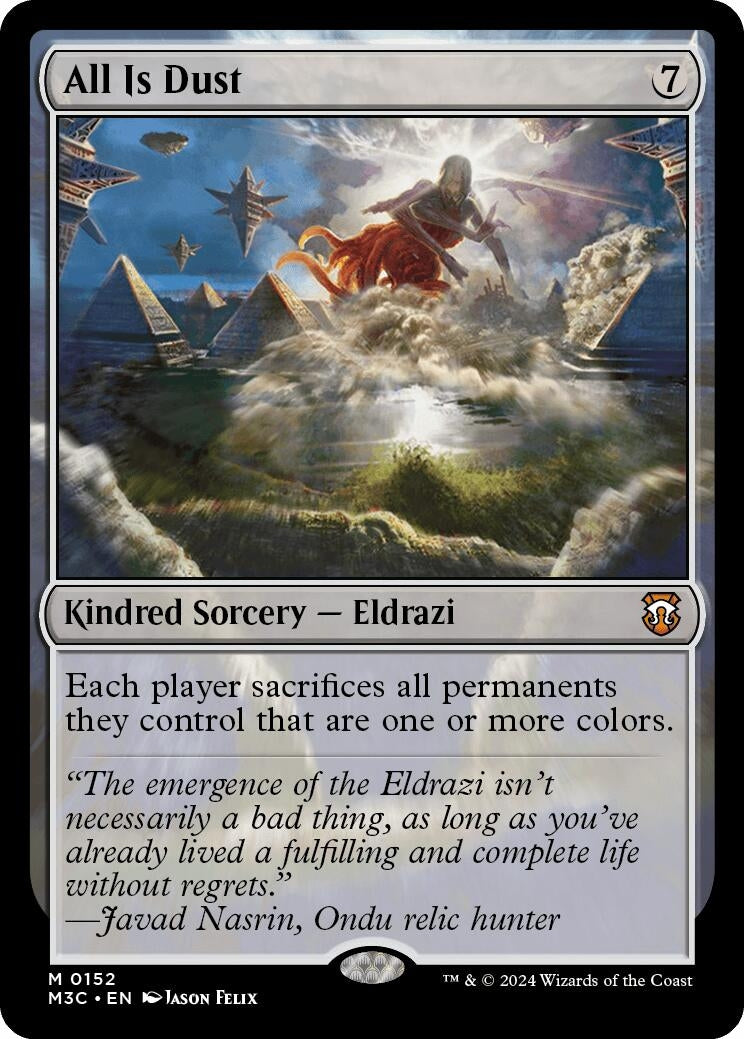 Image for All Is Dust (Ripple Foil) (Commander: Modern Horizons 3) (152) - Magic: The Gathering