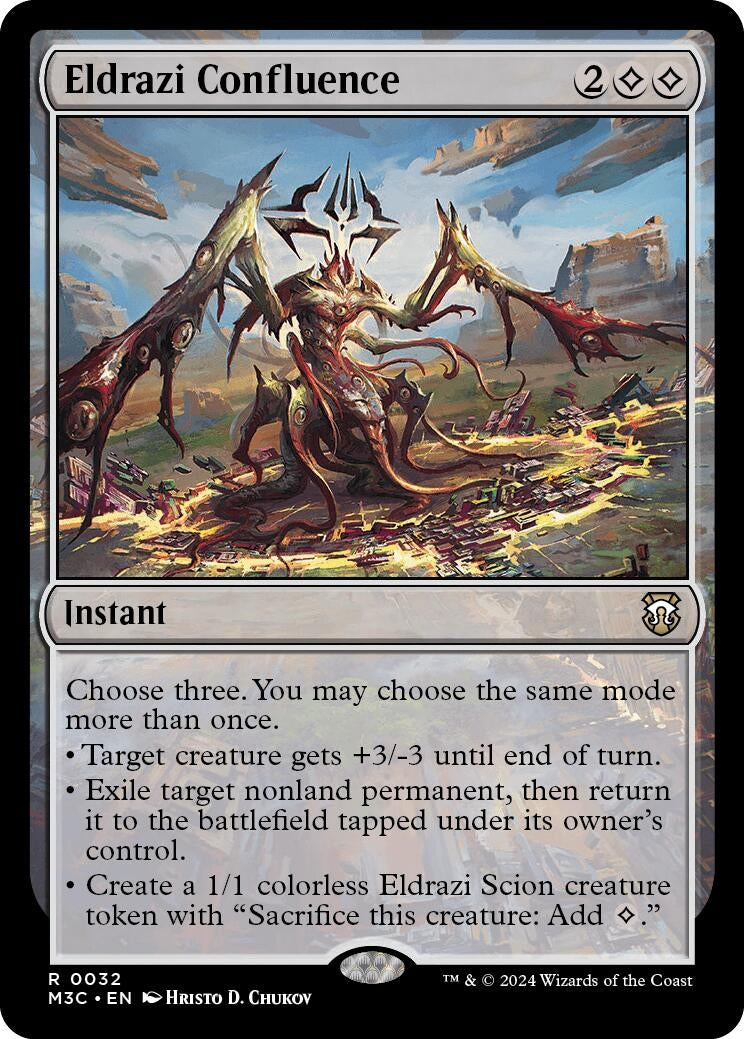 Image for Eldrazi Confluence (Ripple Foil) (Commander: Modern Horizons 3) (32) - Magic: The Gathering