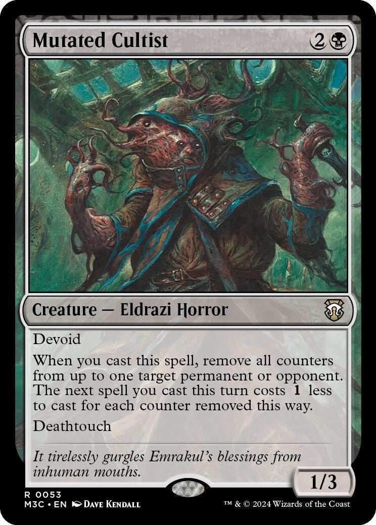 Image for Mutated Cultist (Commander: Modern Horizons 3) (53) - Magic: The Gathering