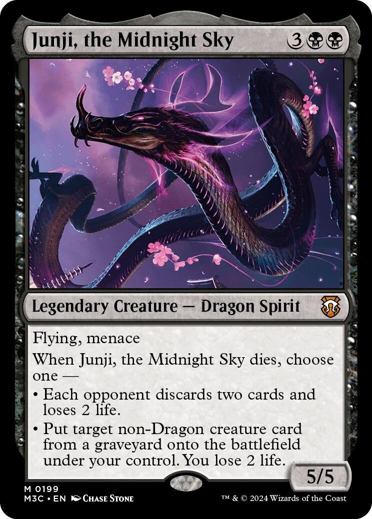 Image for Junji, the Midnight Sky (Commander: Modern Horizons 3) (199) - Magic: The Gathering