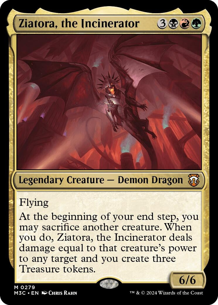 Image for Ziatora, the Incinerator (Commander: Modern Horizons 3) (279) - Magic: The Gathering