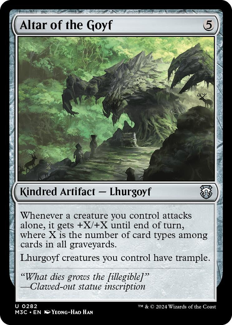 Image for Altar of the Goyf (Commander: Modern Horizons 3) (282) - Magic: The Gathering