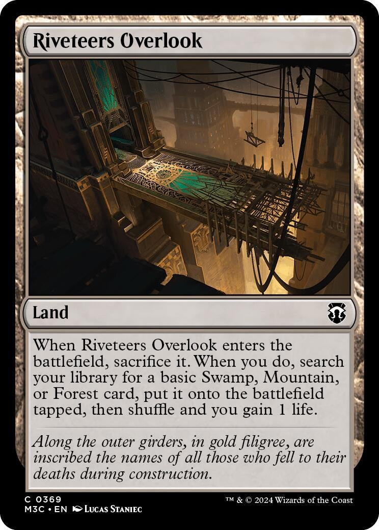 Image for Riveteers Overlook (Commander: Modern Horizons 3) (369) - Magic: The Gathering
