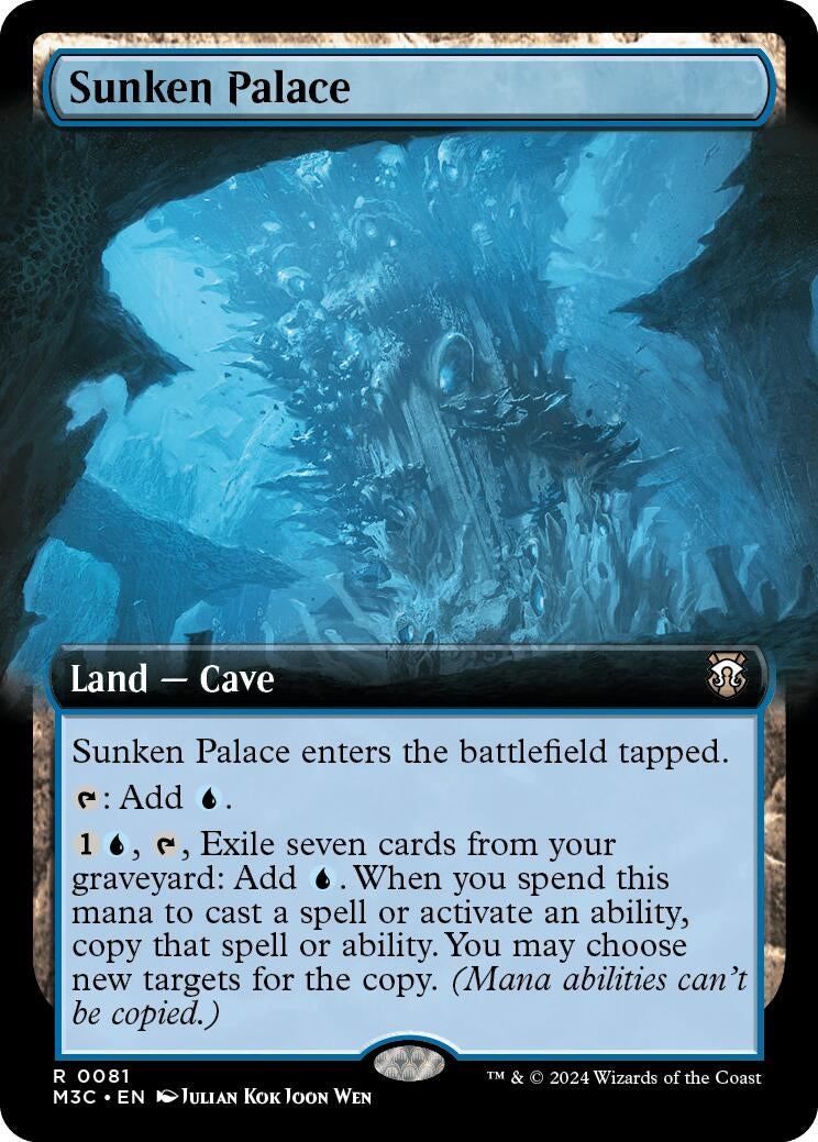 Image for Sunken Palace (Extended Art) (Ripple Foil) (Commander: Modern Horizons 3) (81) - Magic: The Gathering