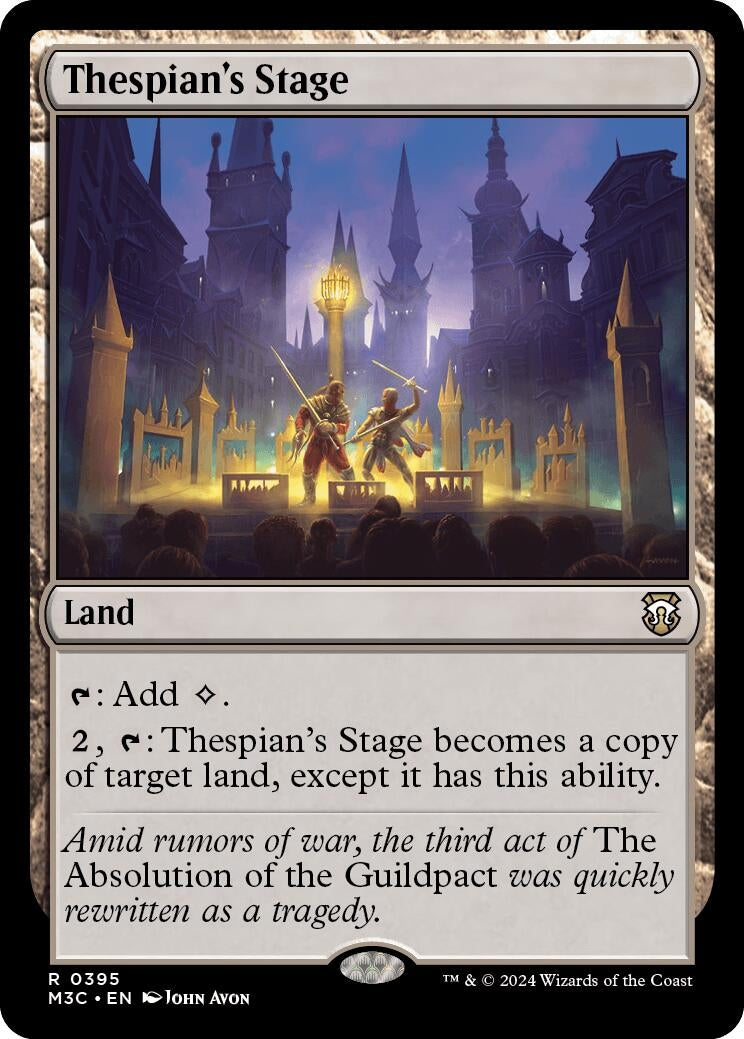 Image for Thespian's Stage (Ripple Foil) (Commander: Modern Horizons 3) (395) - Magic: The Gathering