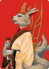 Image for Pearl-Ear, Imperial Advisor Art Card (Gold-Stamped Signature) (Art Series: Modern Horizons 3) (45) - Magic: The Gathering