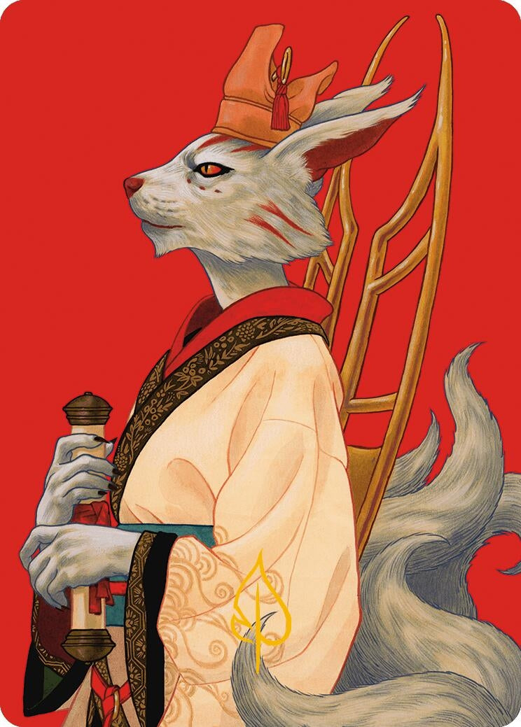 Image for Pearl-Ear, Imperial Advisor Art Card (Gold-Stamped Signature) (Art Series: Modern Horizons 3) (45) - Magic: The Gathering