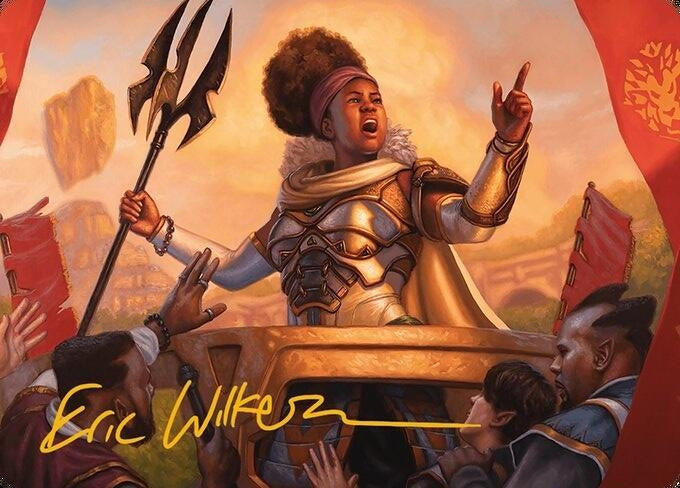 Image for Recruiter of the Guard Art Card (Gold-Stamped Signature) (Art Series: Modern Horizons 3) (21) - Magic: The Gathering