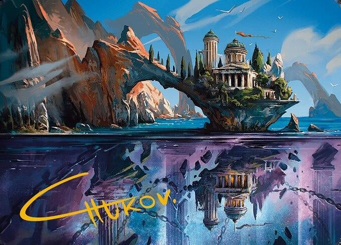 Image for Copy Land Art Card (Gold-Stamped Signature) (Art Series: Modern Horizons 3) (29) - Magic: The Gathering