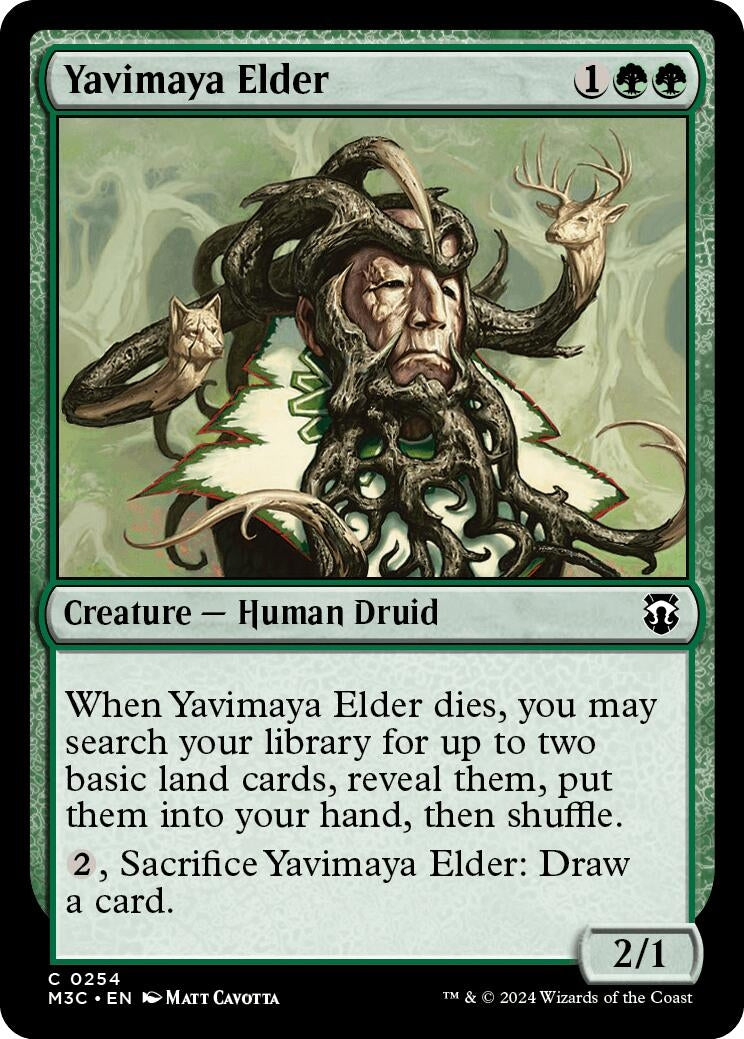 Image for Yavimaya Elder (Commander: Modern Horizons 3) (254) - Magic: The Gathering