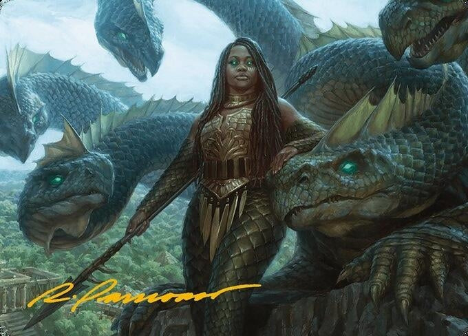 Image for Hydra Trainer Art Card (Gold-Stamped Signature) (Art Series: Modern Horizons 3) (10) - Magic: The Gathering