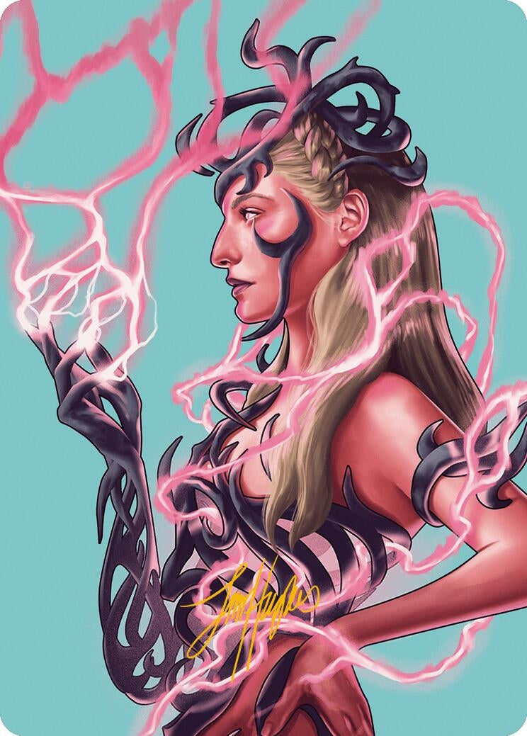Image for Breya, Etherium Shaper Art Card (Gold-Stamped Signature) (Art Series: Modern Horizons 3) (49) - Magic: The Gathering