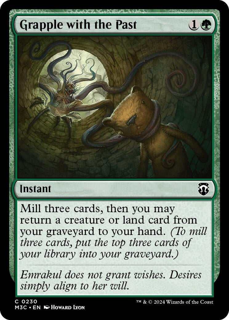Image for Grapple with the Past (Ripple Foil) (Commander: Modern Horizons 3) (230) - Magic: The Gathering