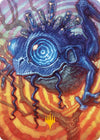 Image for Psychic Frog Art Card (Gold-Stamped Planeswalker Symbol) (Art Series: Modern Horizons 3) (41) - Magic: The Gathering