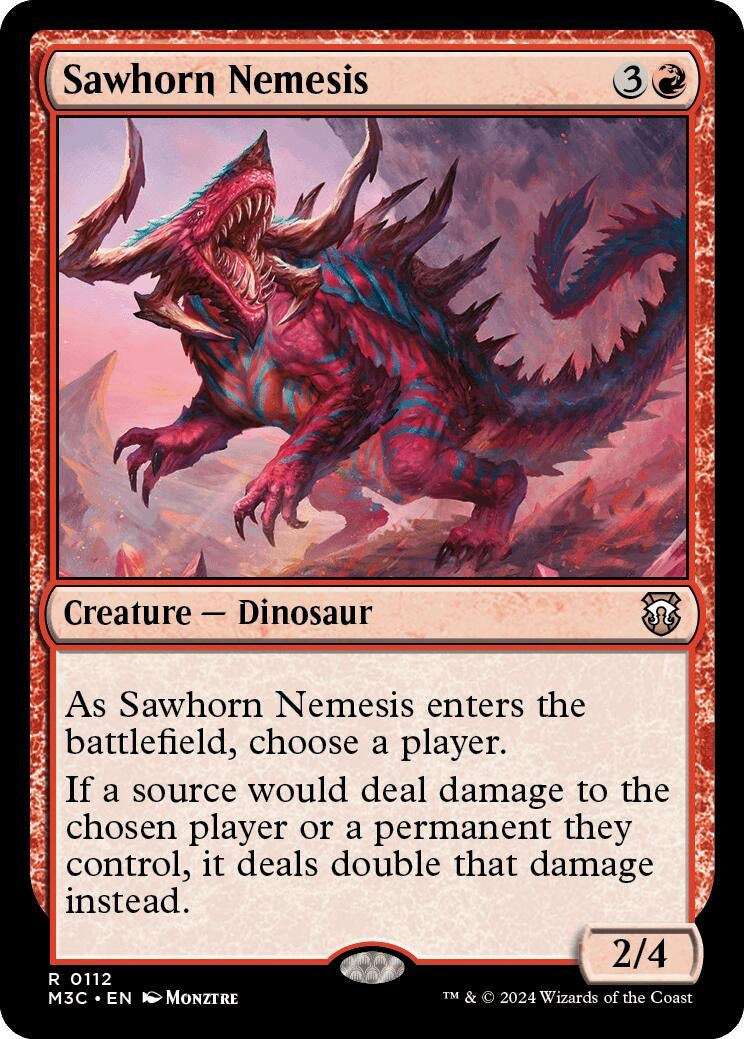 Image for Sawhorn Nemesis (Commander: Modern Horizons 3) (112) - Magic: The Gathering
