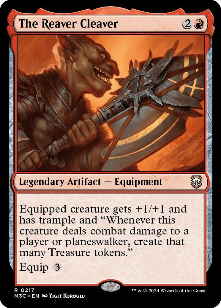 Image for The Reaver Cleaver (Ripple Foil) (Commander: Modern Horizons 3) (217) - Magic: The Gathering