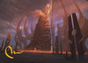 Image for Phyrexian Tower Art Card (Gold-Stamped Signature) (Art Series: Modern Horizons 3) (23) - Magic: The Gathering