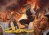 Image for Party Thrasher Art Card (Gold-Stamped Signature) (Art Series: Modern Horizons 3) (6) - Magic: The Gathering