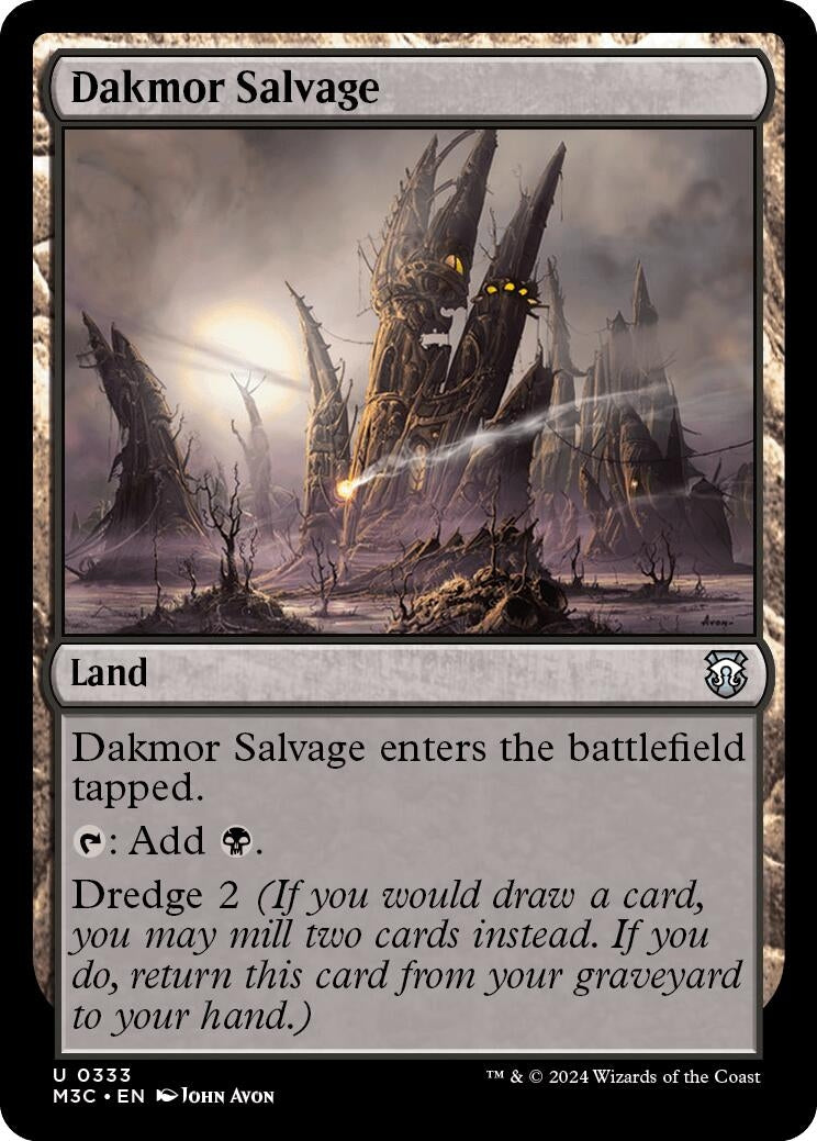 Image for Dakmor Salvage (Ripple Foil) (Commander: Modern Horizons 3) (333) - Magic: The Gathering