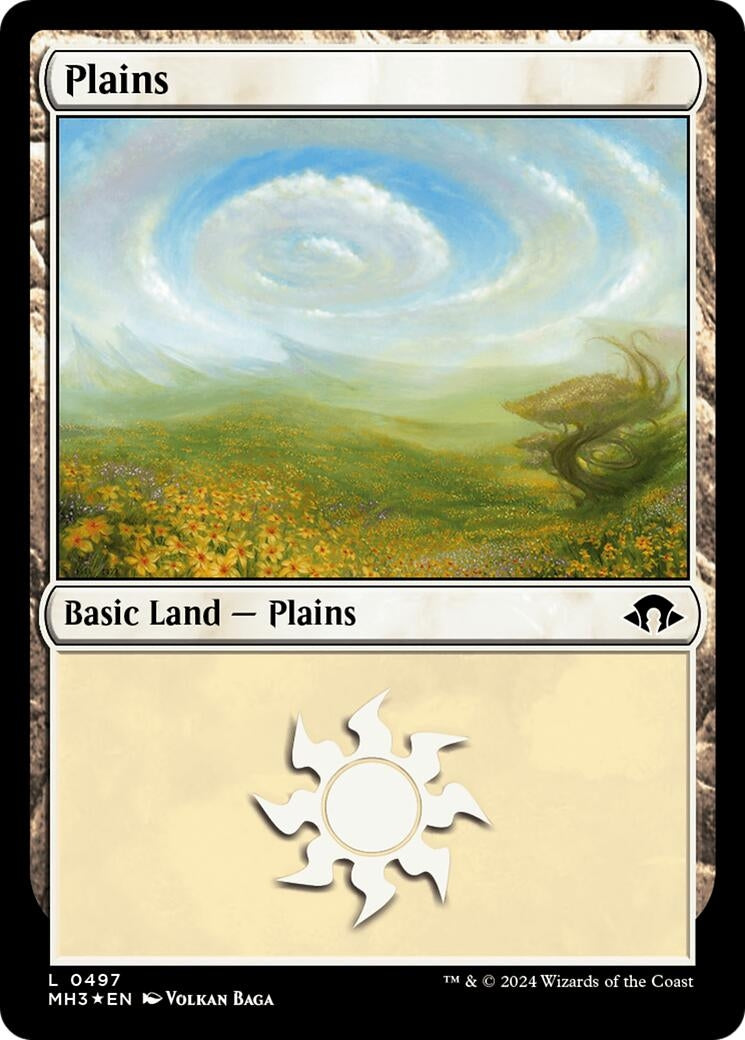 Image for Plains (0497) (Ripple Foil) (Modern Horizons 3) (497) - Magic: The Gathering