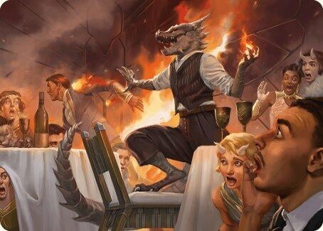Image for Party Thrasher Art Card (Art Series: Modern Horizons 3) (6) - Magic: The Gathering