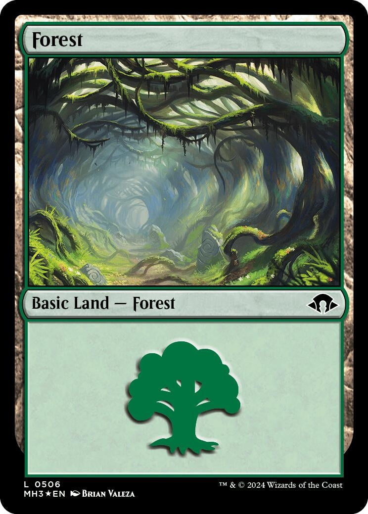 Image for Forest (0506) (Ripple Foil) (Modern Horizons 3) (506) - Magic: The Gathering