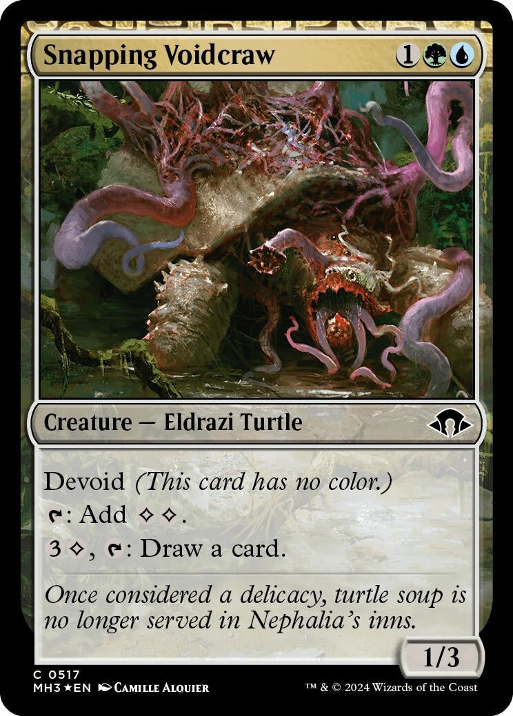 Image for Snapping Voidcraw (Ripple Foil) (Modern Horizons 3) (517) - Magic: The Gathering