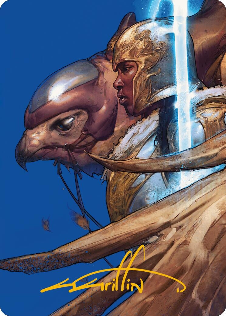 Image for Arna Kennerud, Skycaptain Art Card (Gold-Stamped Signature) (Art Series: Modern Horizons 3) (48) - Magic: The Gathering