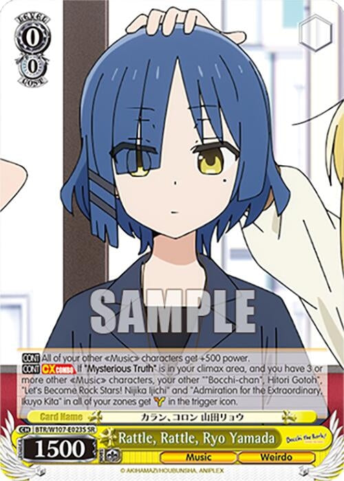 Image for Rattle, Rattle, Ryo Yamada (SR) (BOCCHI THE ROCK!) (BTR/W107-E023S SR) - Weiss Schwarz