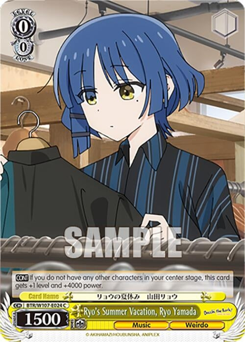 Image for Ryo's Summer Vacation, Ryo Yamada (BOCCHI THE ROCK!) (BTR/W107-E024 C) - Weiss Schwarz